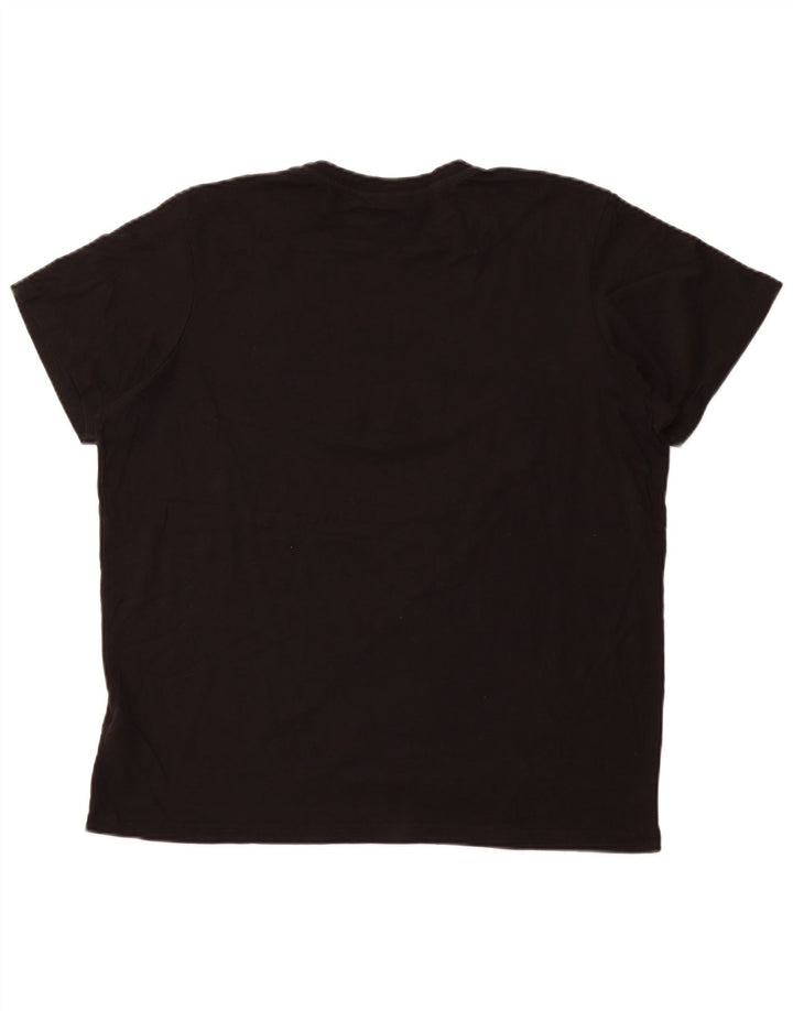 ADIDAS ženska majica kratkih rukava s grafičkim motivima UK 18 XL crni pamuk