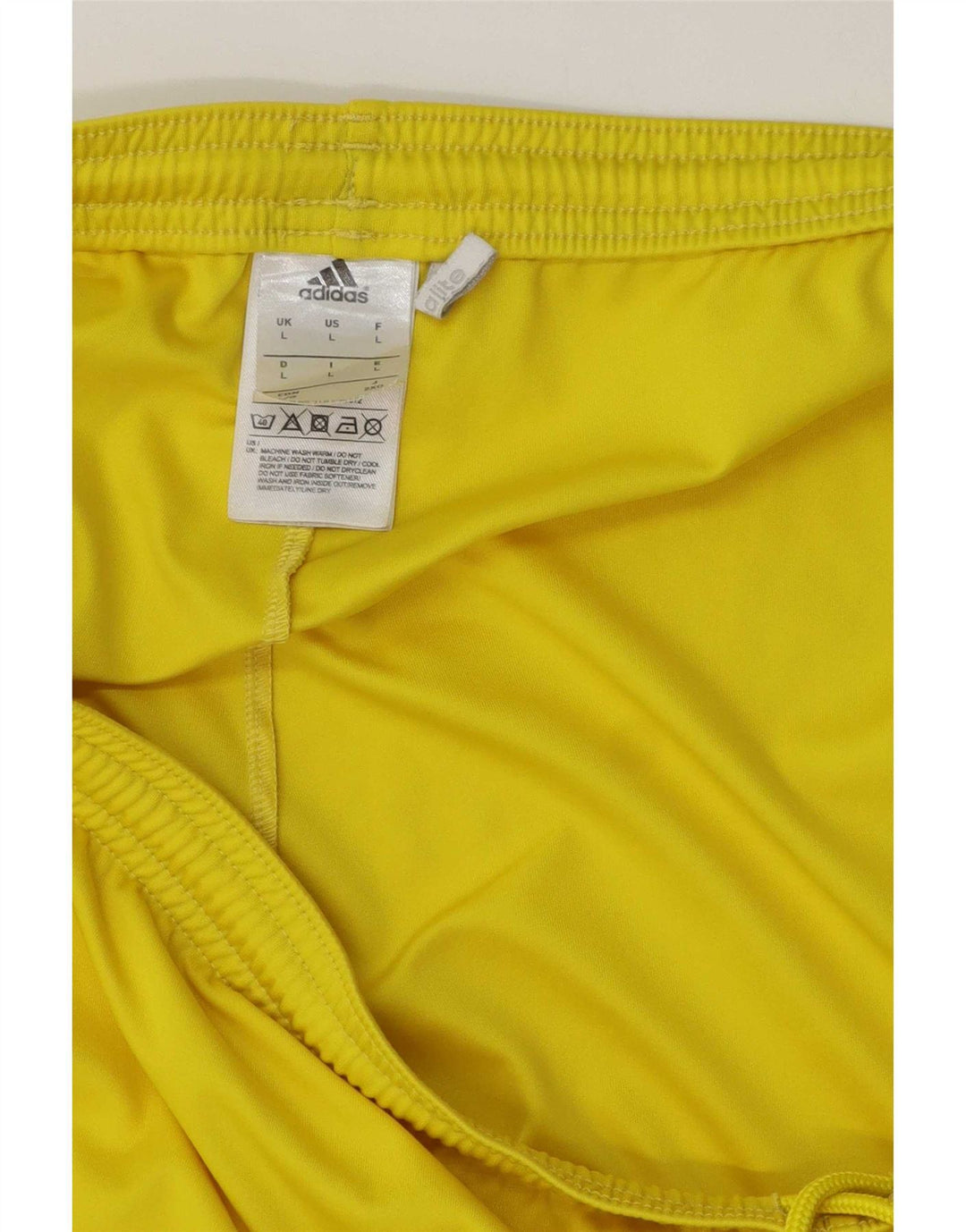 Adidas muške sportske kratke hlače Climalite, veliki žuti poliester