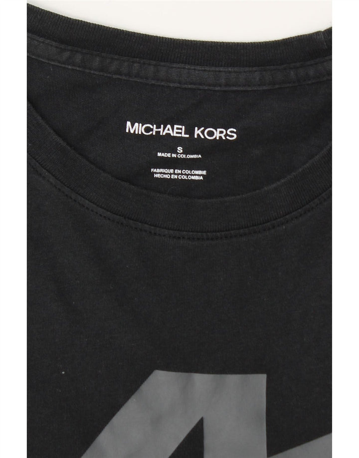 MICHAEL KORS Muška majica kratkih rukava s grafičkim motivima Mala crna pamučna majica