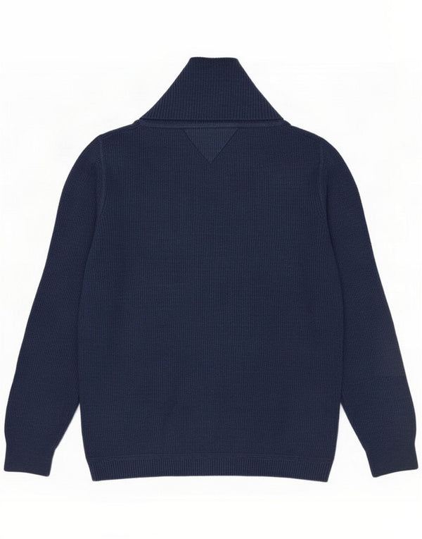 Tommy Hilfiger muški pulover sa šalom i ovratnikom XL tamnoplavi pamuk