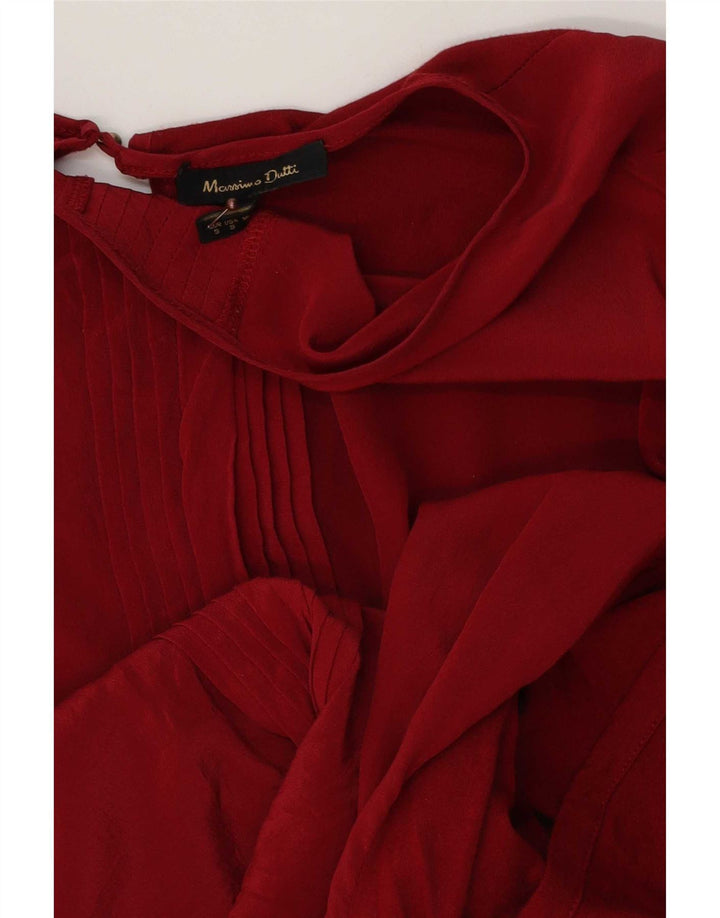 Massimo Dutti Ženska široka bluza Top UK 10 Small Red