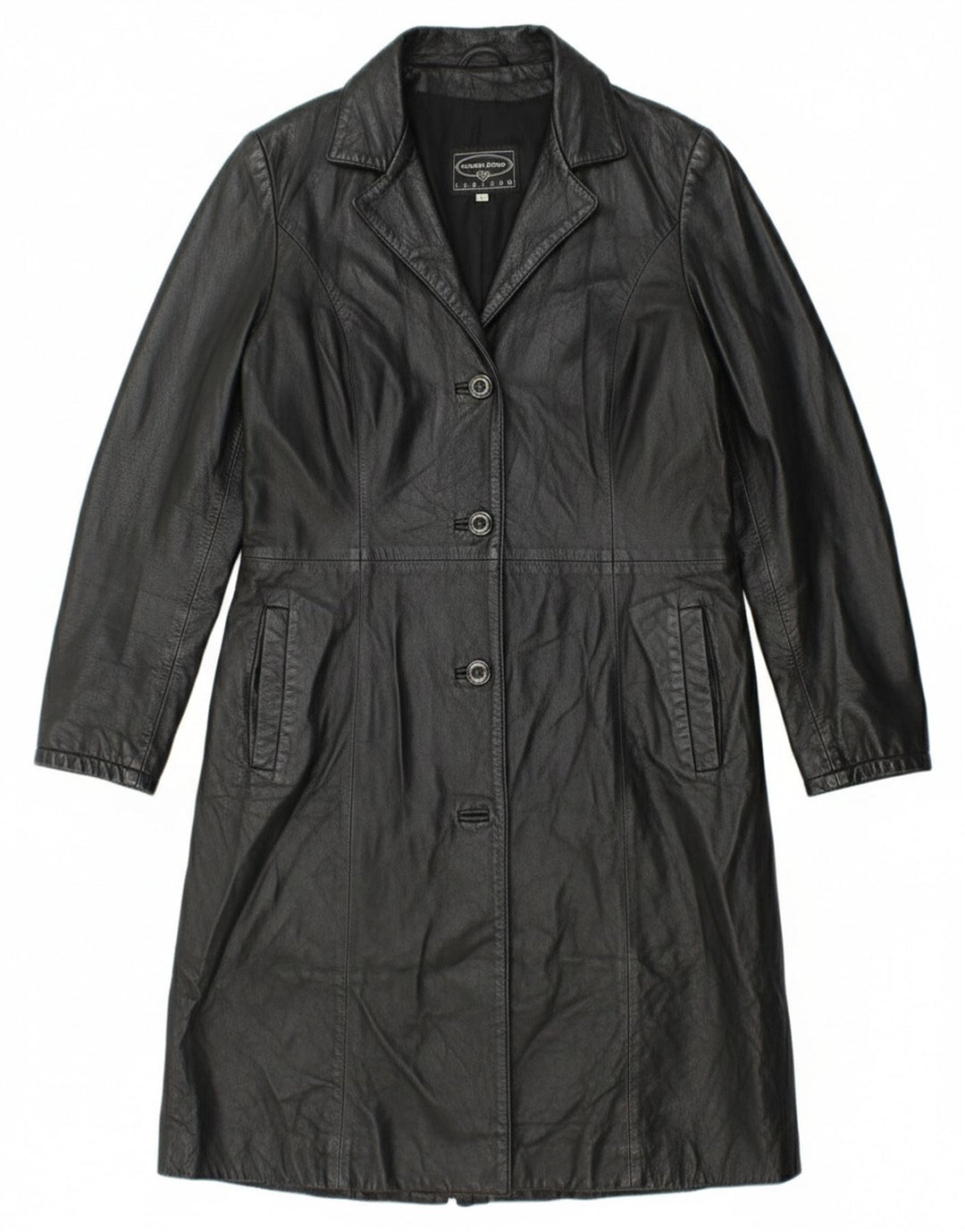 Roberta Ferrini ženski kožni kaput IT 44 srednje crna koža