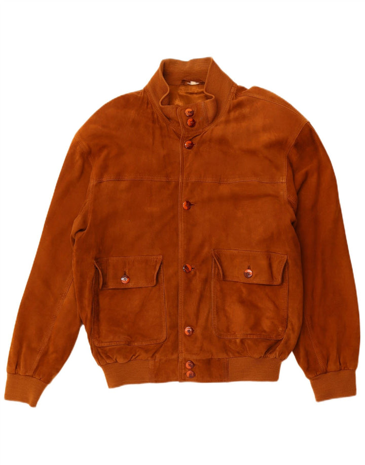 VINTAGE muška bomber jakna od antilopa EU 52 XL bež koža