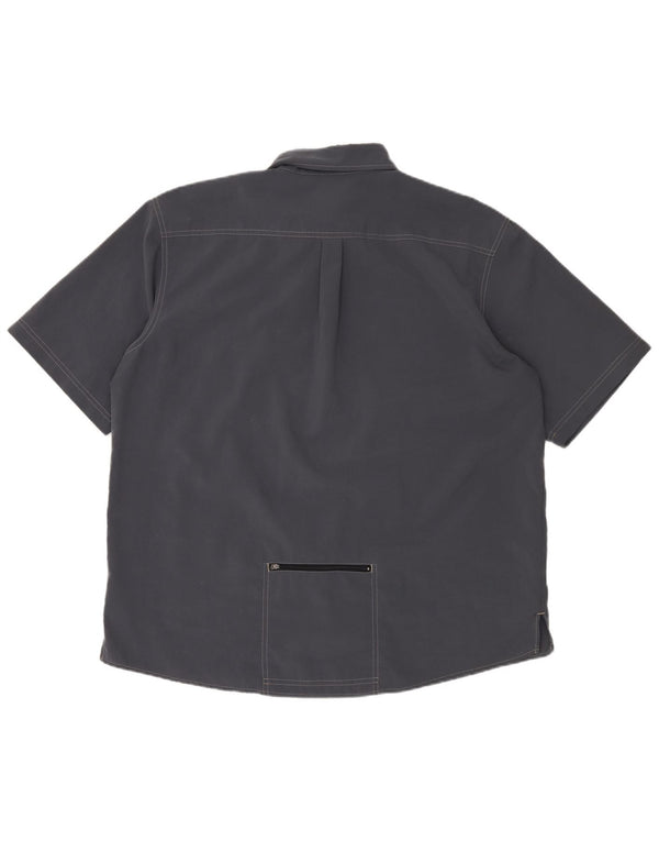 ADIDAS muška košulja kratkih rukava UK 46/48 XL tamnoplava poliester