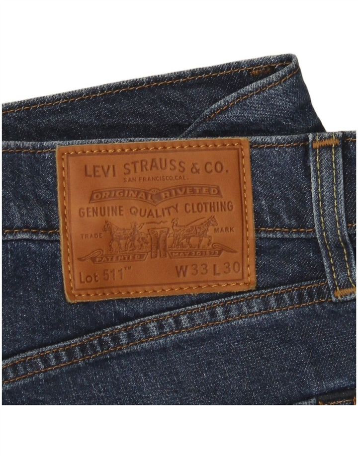 Levi's muške 511 uske traperice W33 L30 plavi pamuk