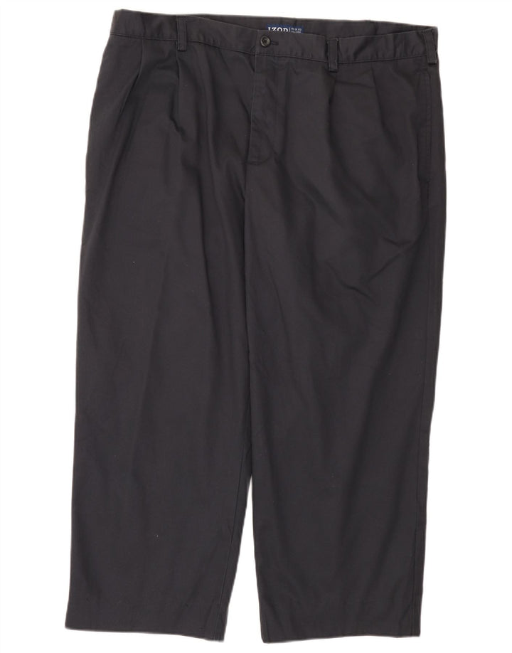 IZOD Muške skraćene hlače klasičnog kroja W40 L25 tamnoplave