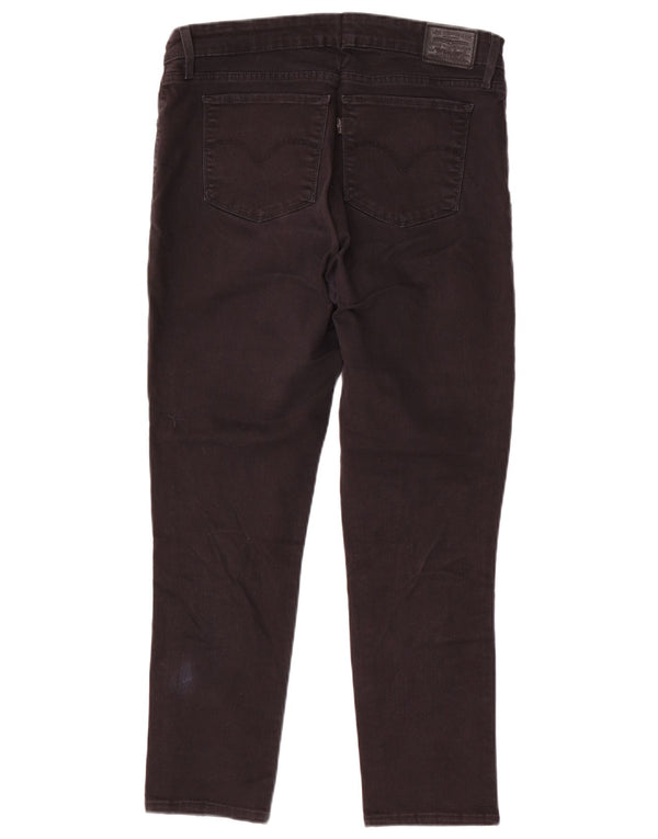 Levi's ženske uske traperice W32 L26 crni pamuk