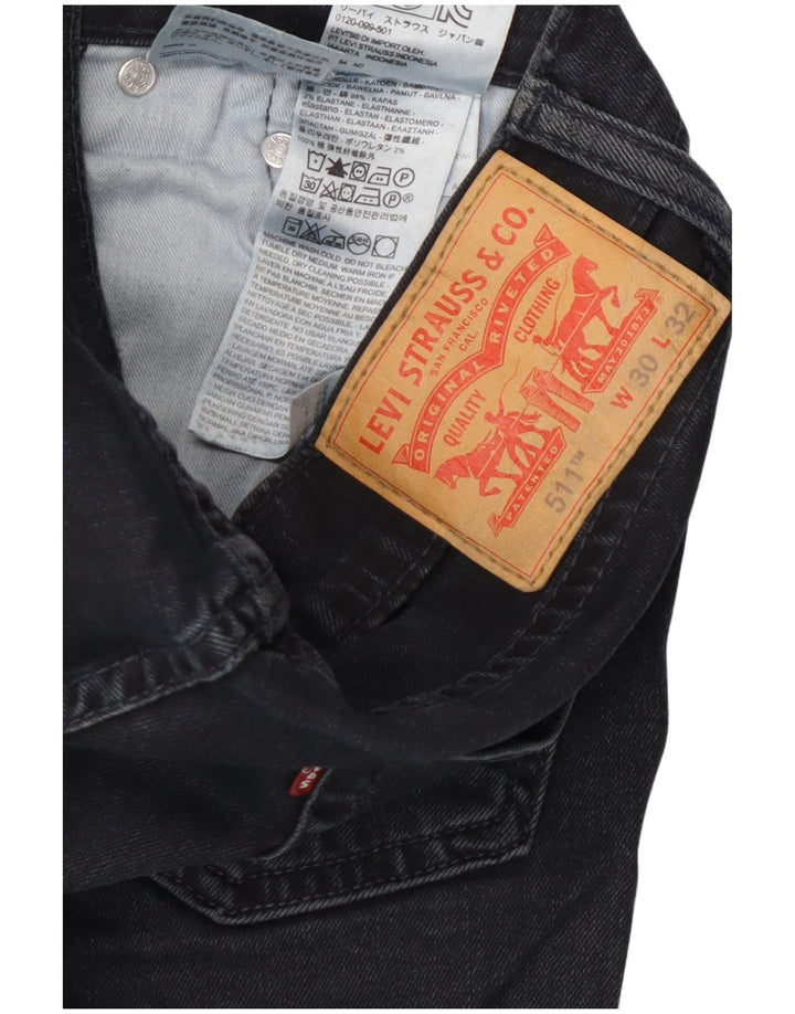 Levi's muške 511 uske traperice W30 L30 tamnoplavi pamuk
