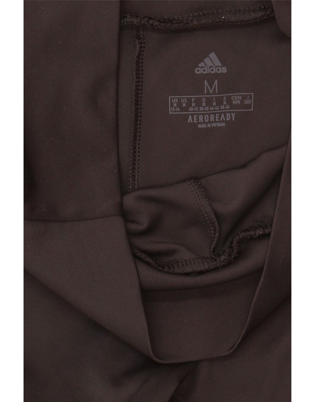 ADIDAS Ženske Aeroready tajice UK 12/14 Srednji crni poliester