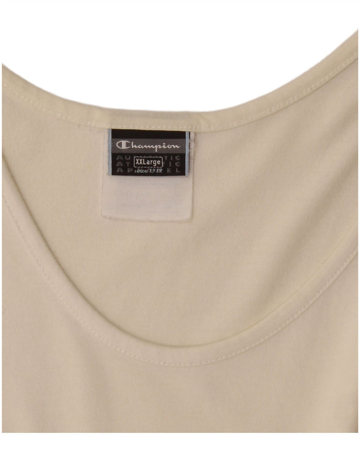 Champion muški gornji dio prsluka 2XL bijeli