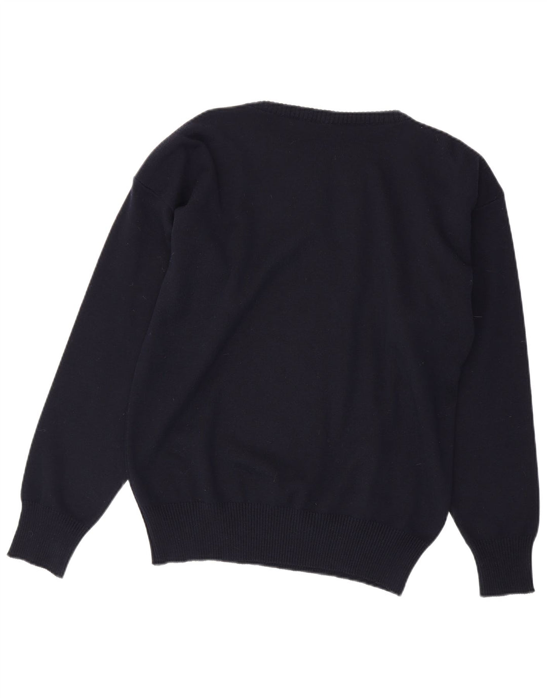 Paul & Shark muški džemper s izrezom s patentnim zatvaračem srednje tamnoplave djevičanske vune