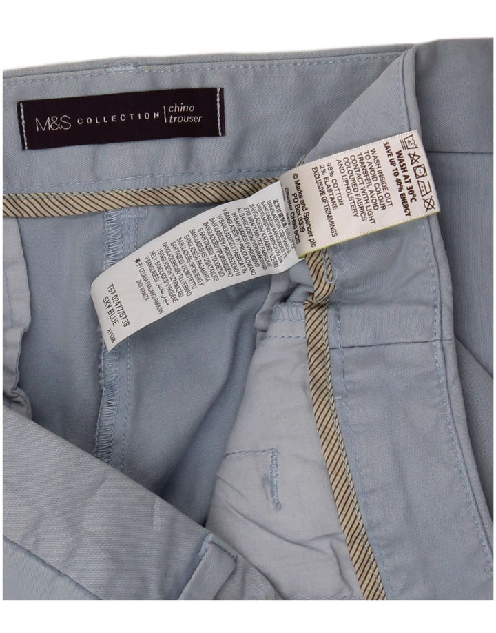 MARKS & SPENCER Ženske uske chino hlače UK 14 Large W36 L30 Plava
