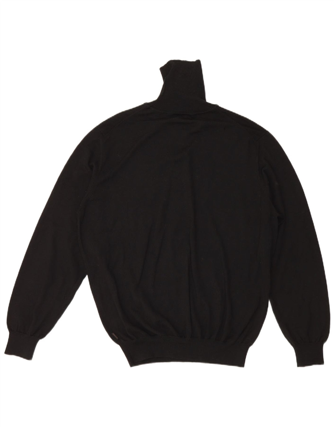 Hugo Boss muški pulover s rol izrezom 2XL crna vunena