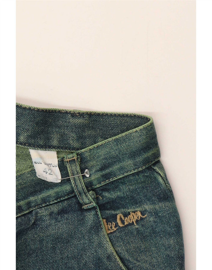 Lee Cooper ženska traper suknja IT 42 Srednje W26 Zeleni pamuk