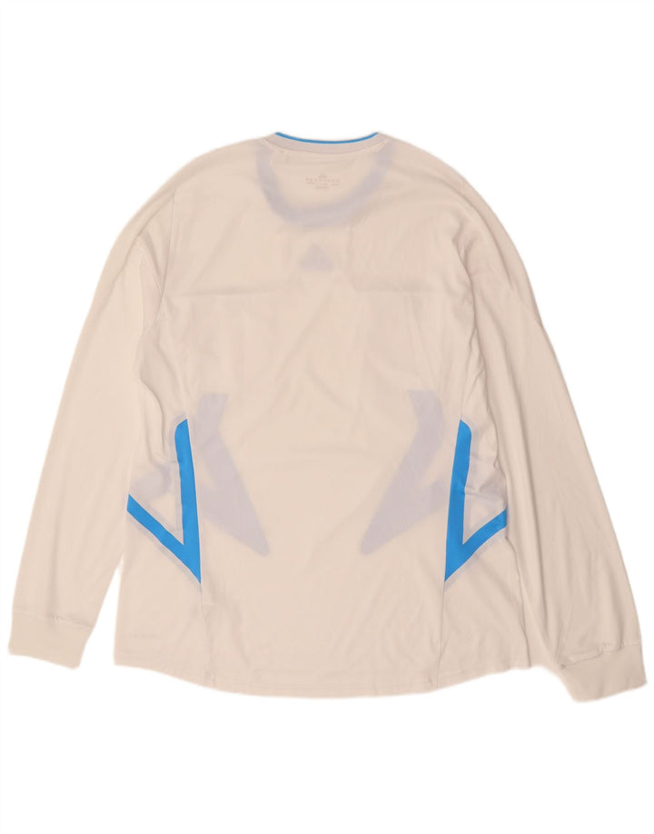 ADIDAS muška Climacool majica dugih rukava XL bijeli poliester u boji