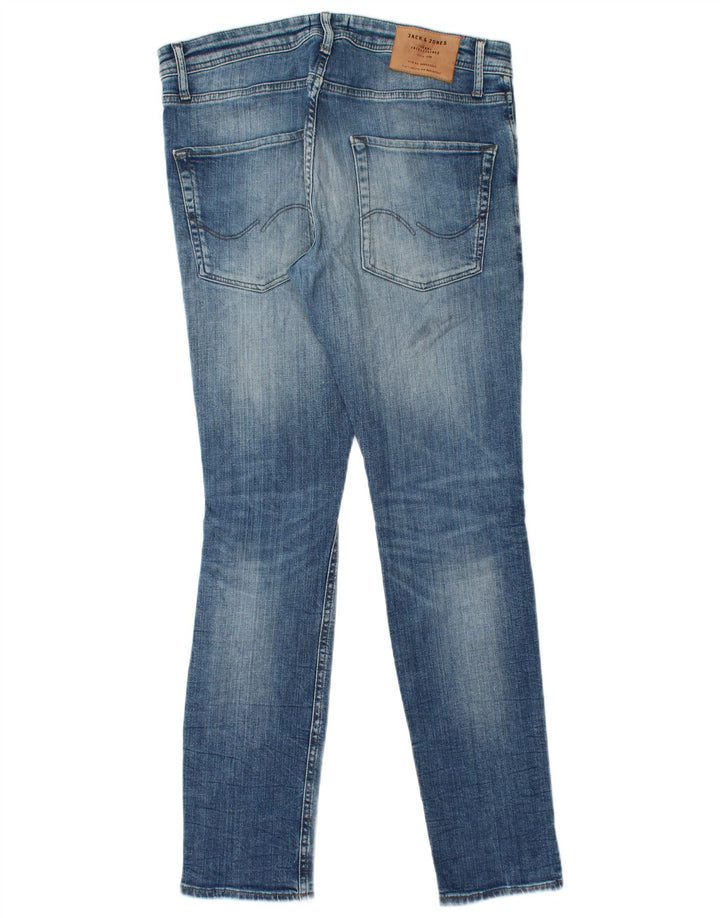 Jack & Jones Muške uske traperice GLENN W33 L32 Plava