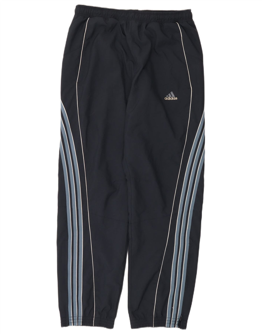 Adidas muške trenirke Hlače Joggers Veliki tamnoplavi prugasti poliester