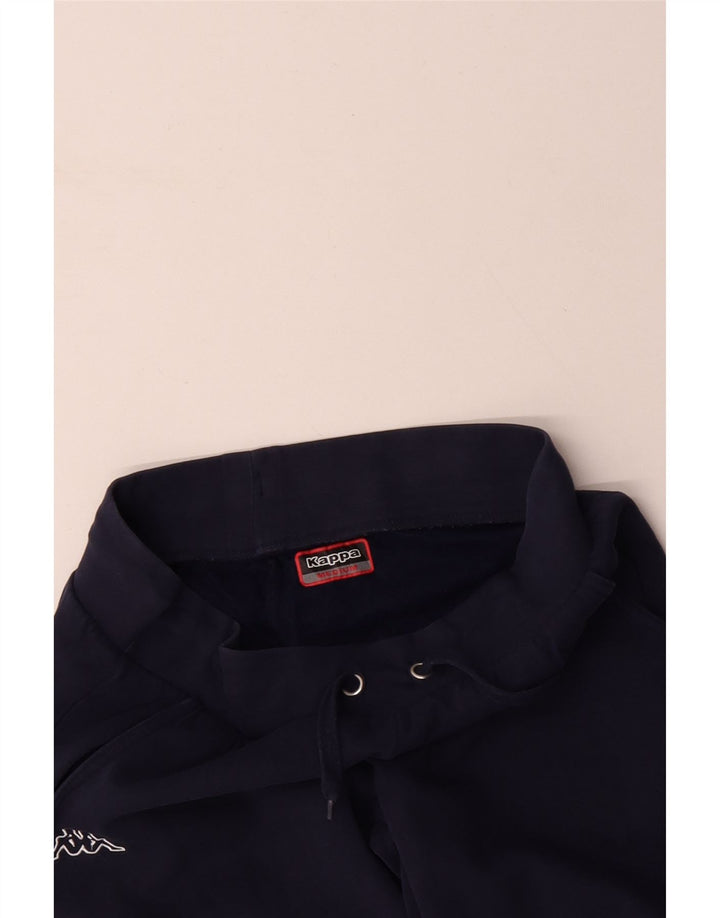 KAPPA Ženska trenirka Hlače Joggers UK 14 Srednje tamnoplavi pamuk