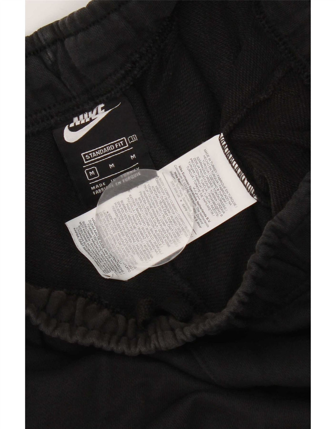 Nike muške standardne sportske kratke hlače srednje crne boje pamuka
