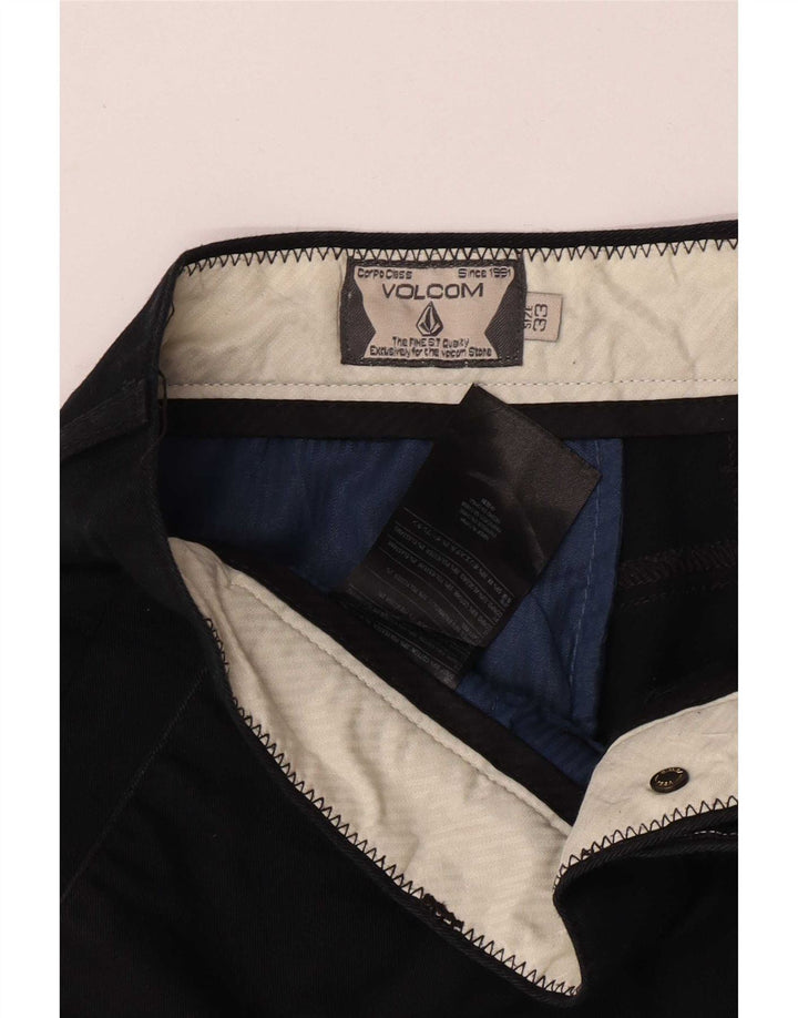 Volcom muške chino kratke hlače W33 Srednje crni pamuk