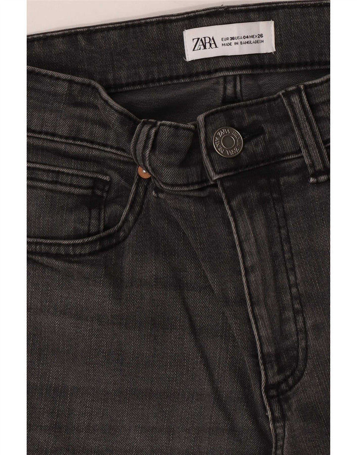 Zara ženske lepršave traperice EU 36 XS W26 L26 sive