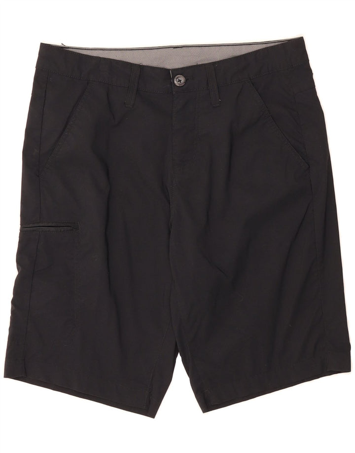 EDDIE BAUER Mens Cargo Shorts W30 Medium Black Polyester Vintage Eddie Bauer and Second-Hand Eddie Bauer from Messina Hembry 