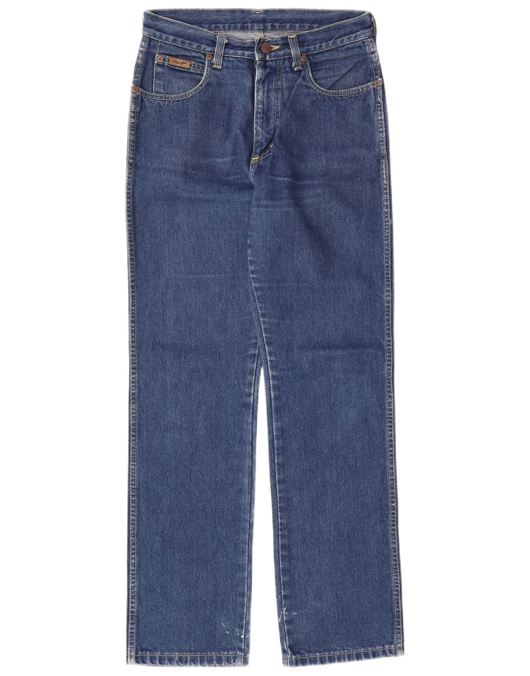 WRANGLER Muške ravne traperice W30 L30 tamnoplavi pamuk