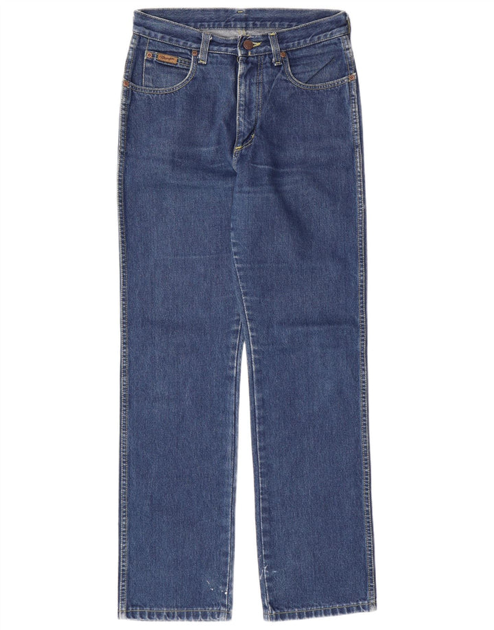 WRANGLER Muške ravne traperice W30 L30 tamnoplavi pamuk