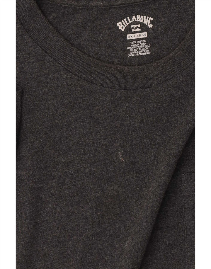 Billabong muška majica kratkih rukava 2XL sivi pamuk