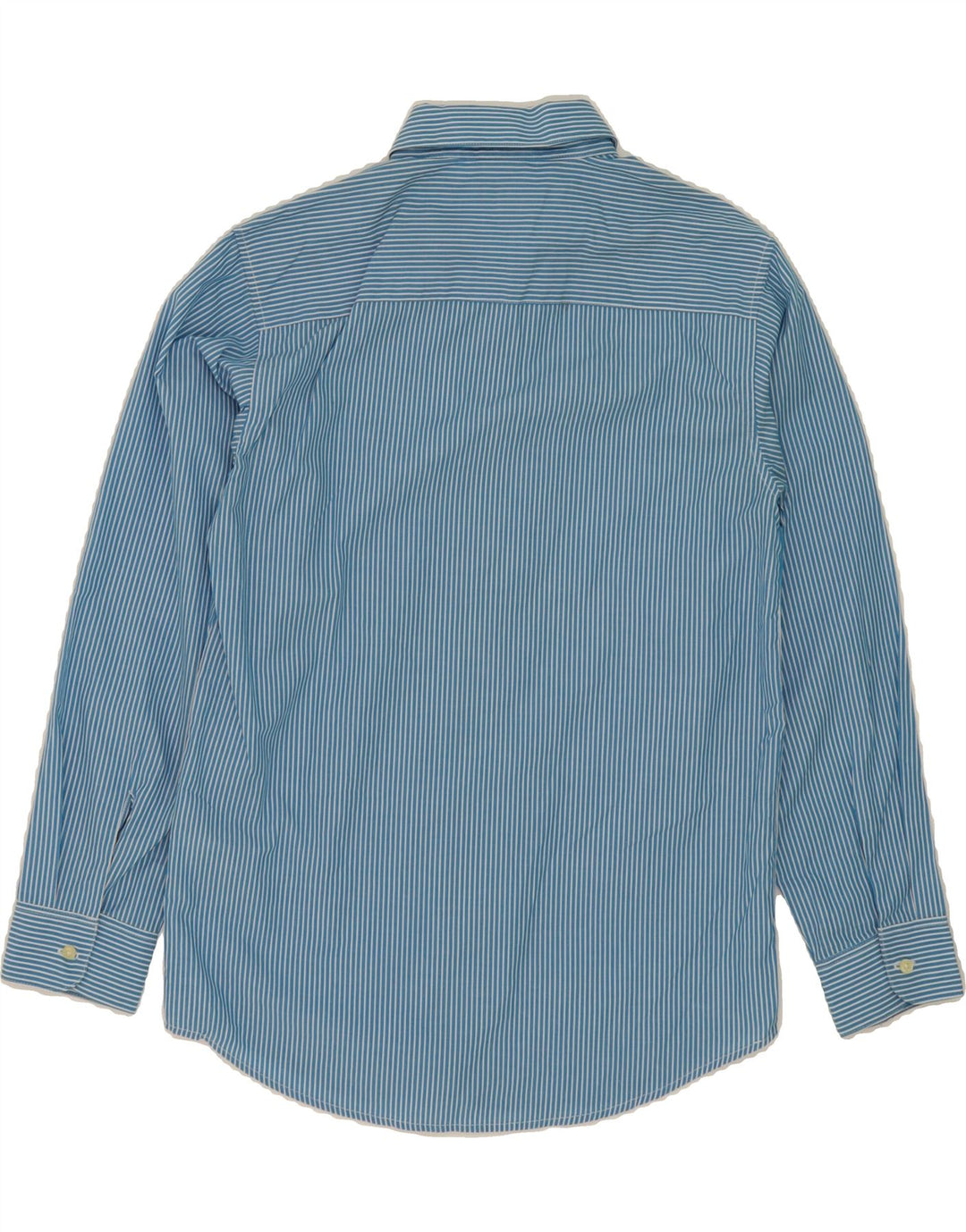 CHAPS Boys Shirt 14-15 Years Large  Blue Pinstripe Cotton Vintage Chaps and Second-Hand Chaps from Messina Hembry 