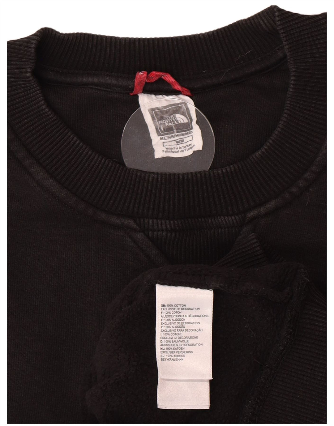 The North Face muška trenirka s grafičkim motivima Srednji crni pamuk