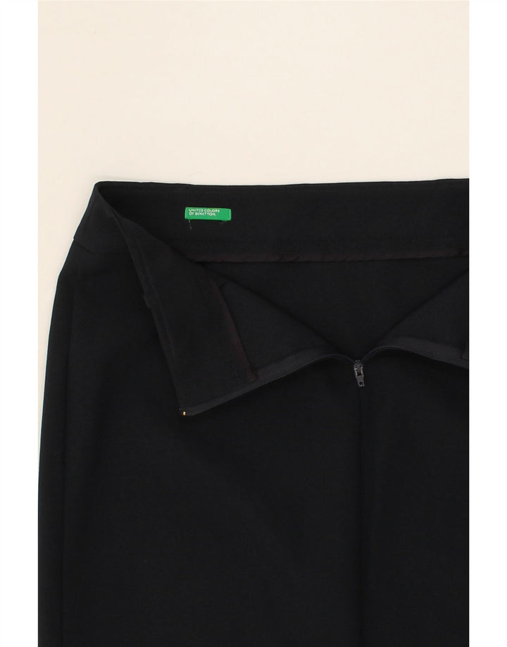 BENETTON Womens Straight Skirt IT 42 Medium W30  Navy Blue Vintage Benetton and Second-Hand Benetton from Messina Hembry 