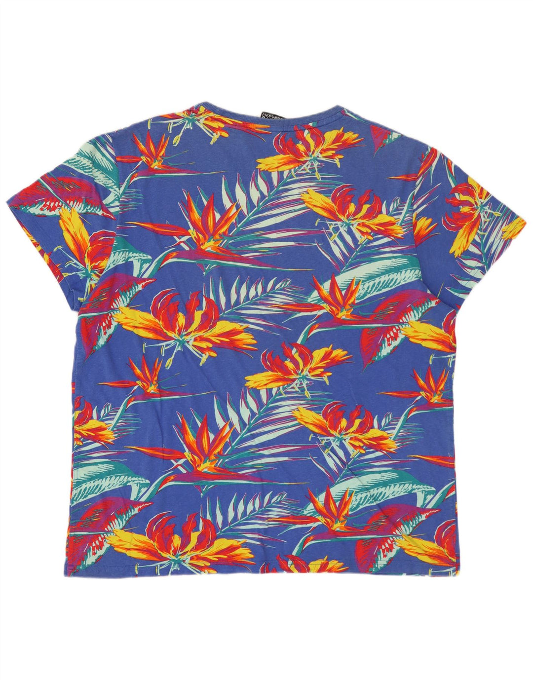 SUPERDRY muška majica kratkih rukava s grafičkim motivima 2XL plava cvjetna