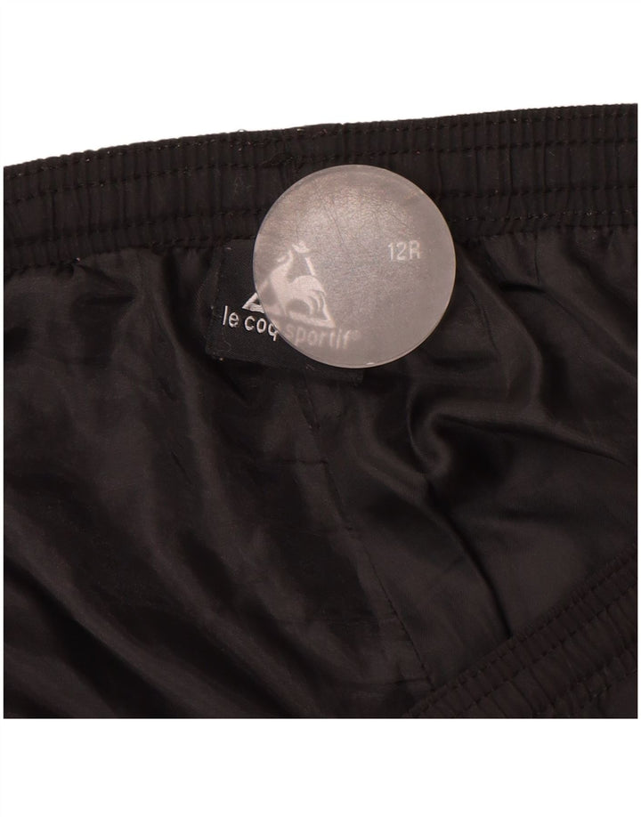 LE COQ SPORTIF Ženske hlače za trenirku UK 12 Srednje crni poliester