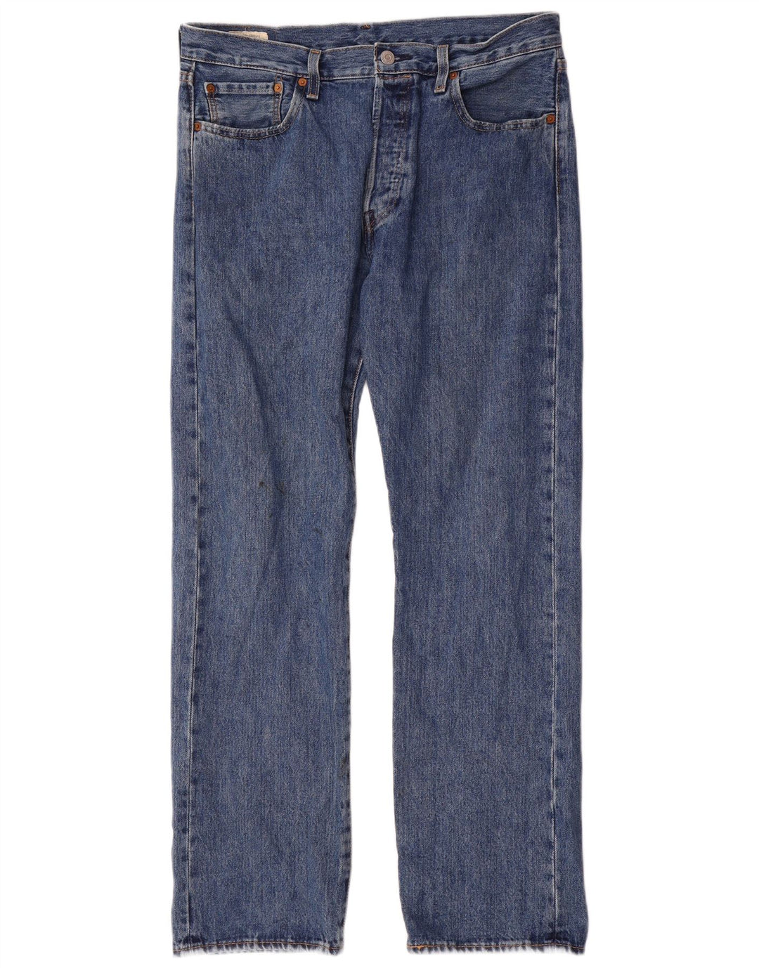 Levi's muške 501 ravne traperice W34 L32 plavi pamuk
