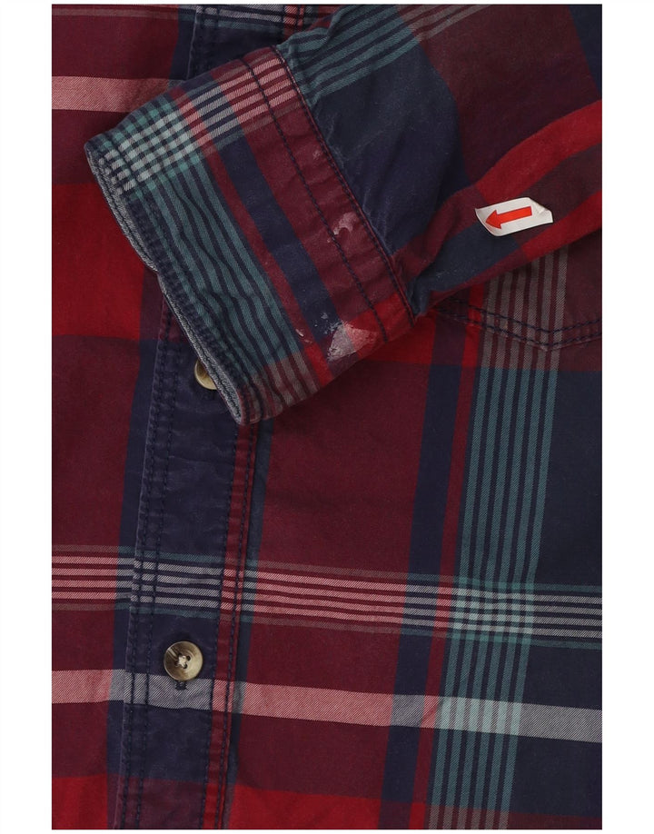 Fat Face muška klasična košulja XL crvenog kariranog pamuka