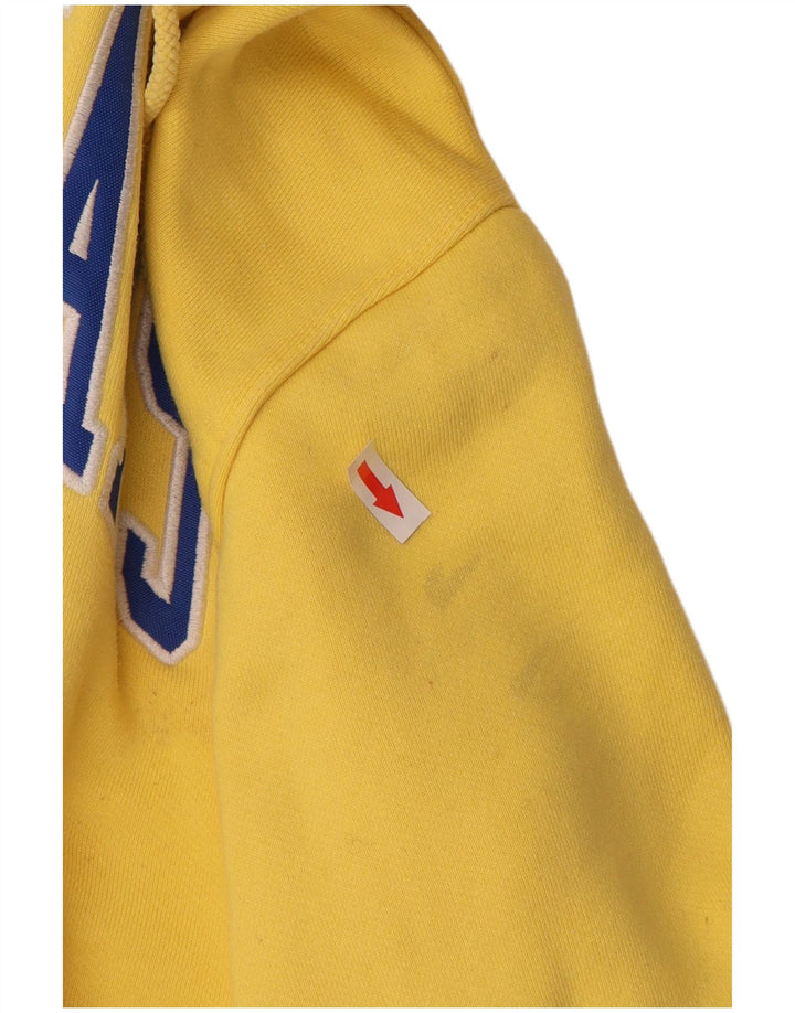 TOMMY HILFIGER Muška majica s kapuljačom, veliki žuti pamuk
