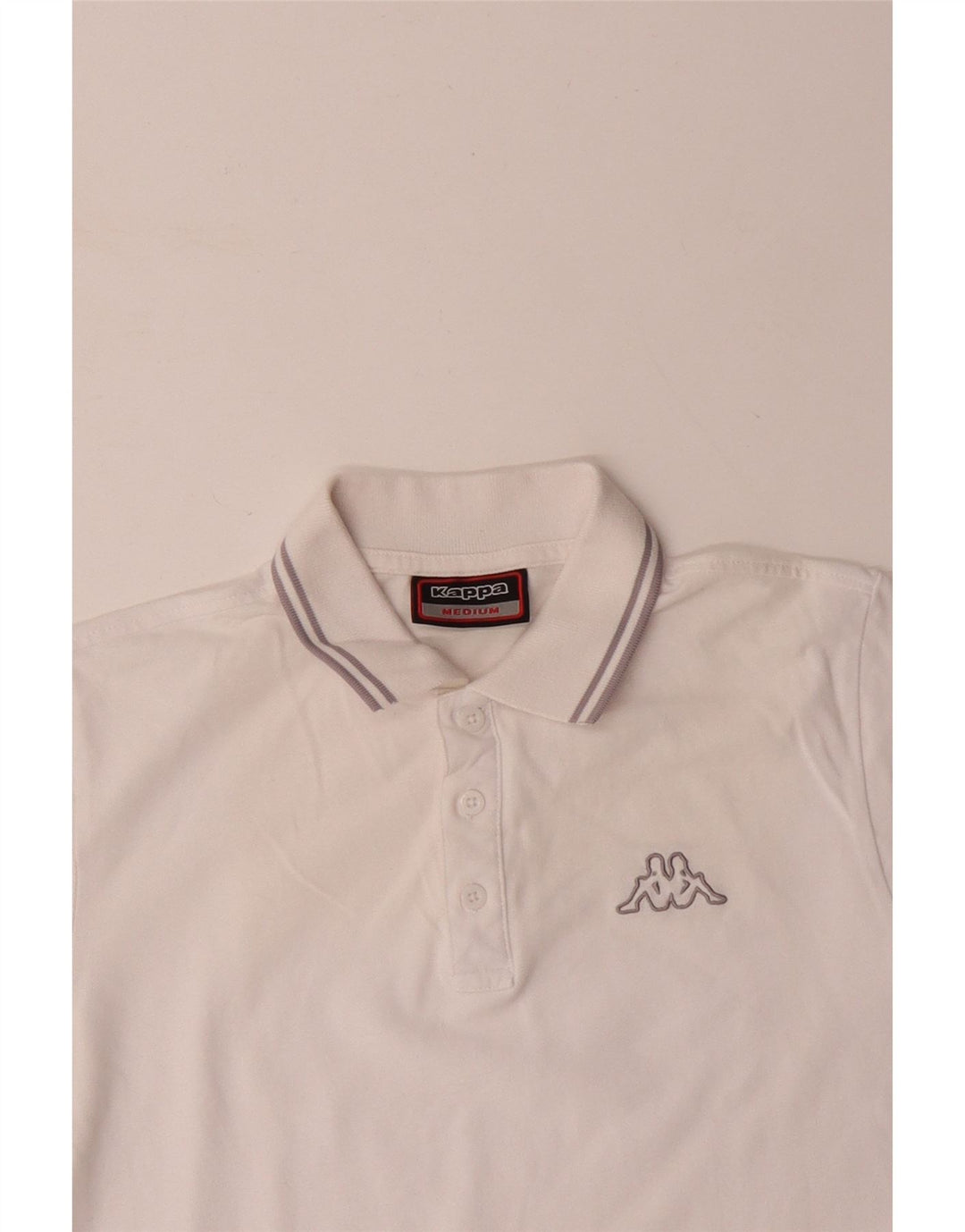 KAPPA muška polo majica Srednje bijeli pamuk