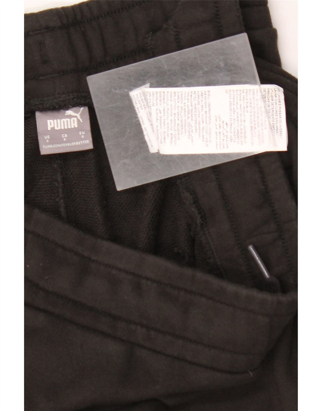 PUMA Ženske hlače za trenirku s grafičkim motivima Joggers UK 10 Male crne pamučne hlače