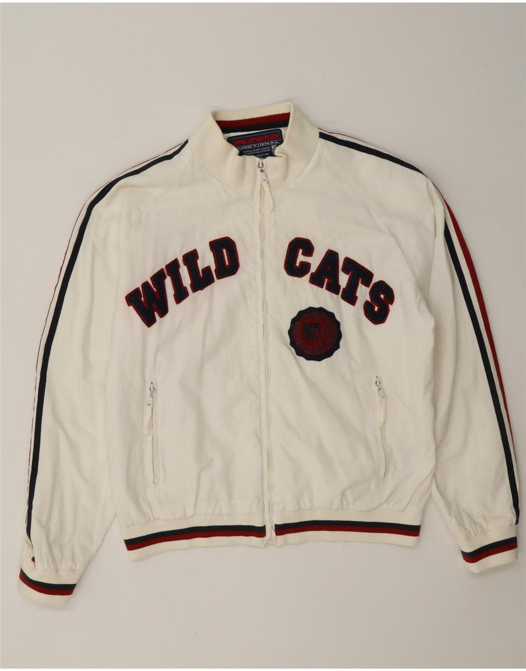 WPM muška bombaška jakna Wildcats Graphic UK 40 Large White Colourblock