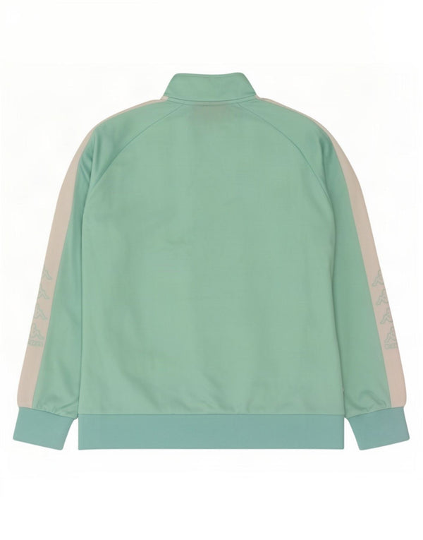 Kappa ženska gornja jakna trenirke UK 16 Large Green Colourblock