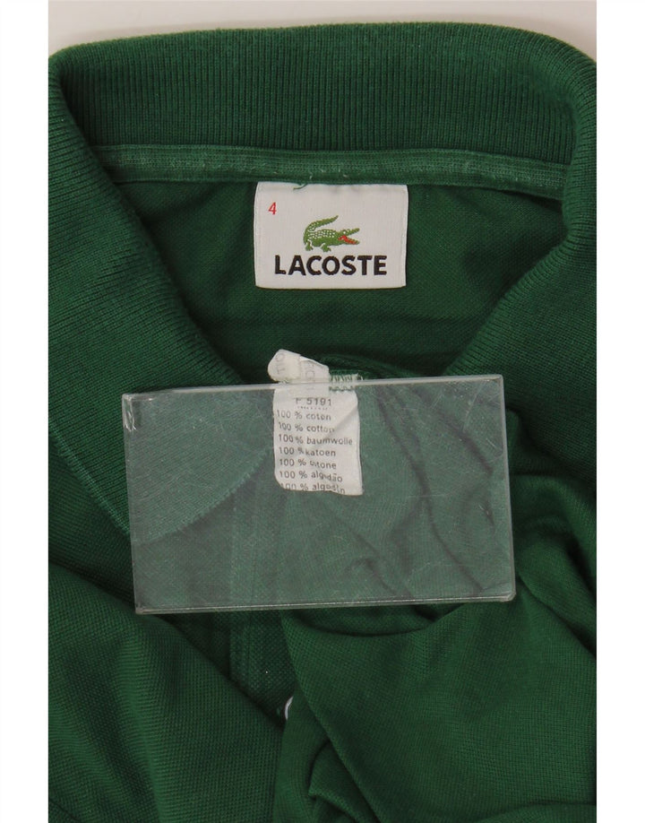 LACOSTE muška polo majica veličine 4, srednje zeleni pamuk
