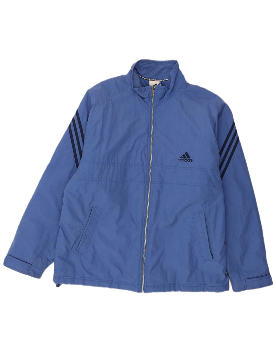 Adidas muška jakna vjetrovka UK 42/44 veliki plavi poliester
