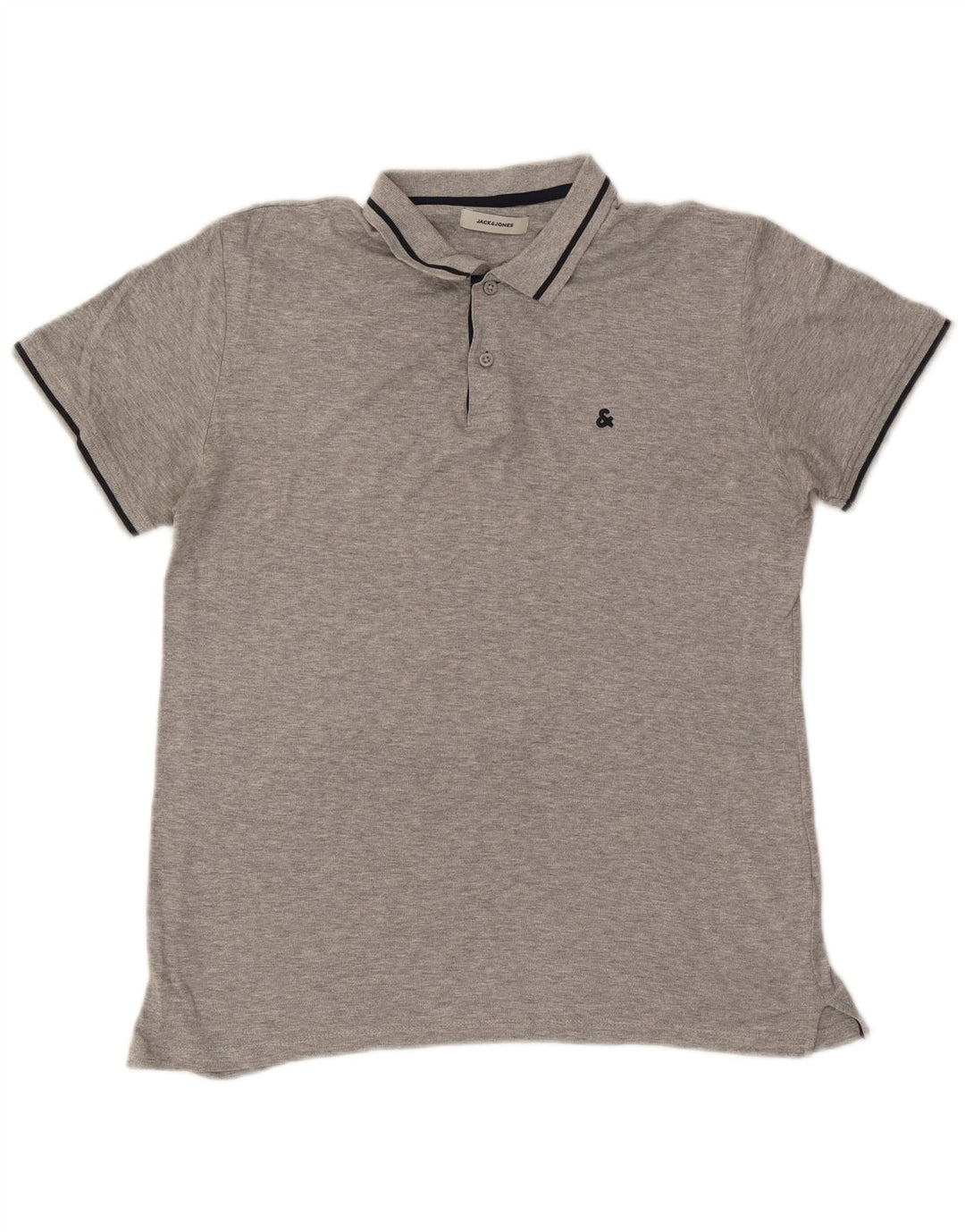 Jack & Jones muška polo majica srednje sivi flekasti pamuk