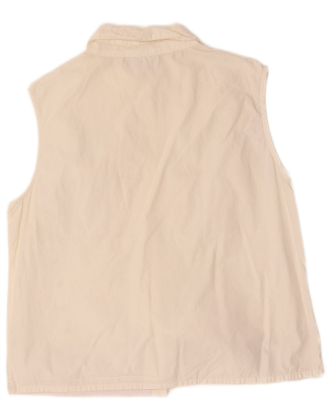 VINTAGE Ženska pomoćna majica IT 44 Srednje bijeli pamuk