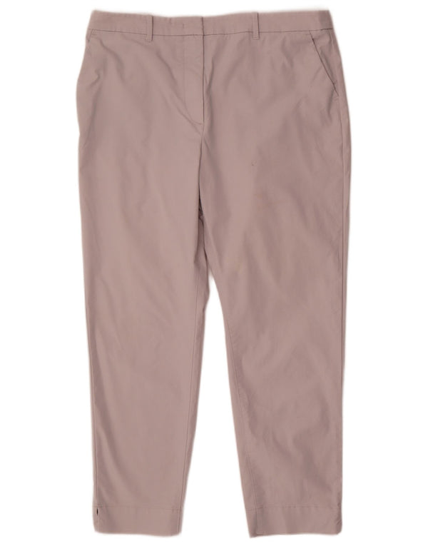 Marks & Spencer ženske chino hlače visokog struka UK 16 Large W34 L27 Siva