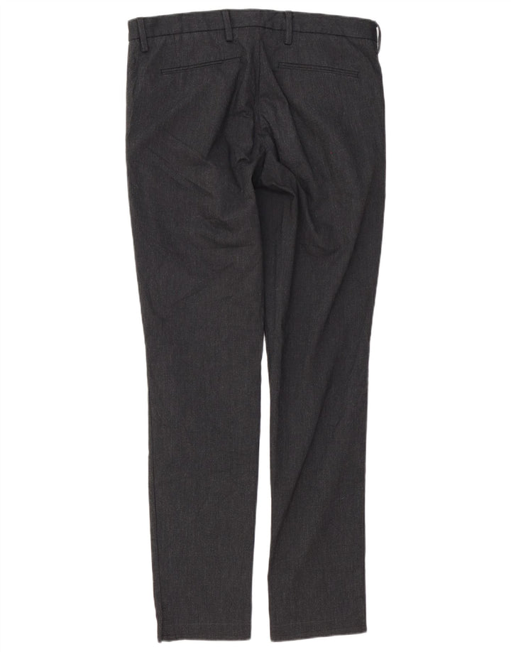 Hugo Boss muške uske chino hlače W32 L32 sivi poliester