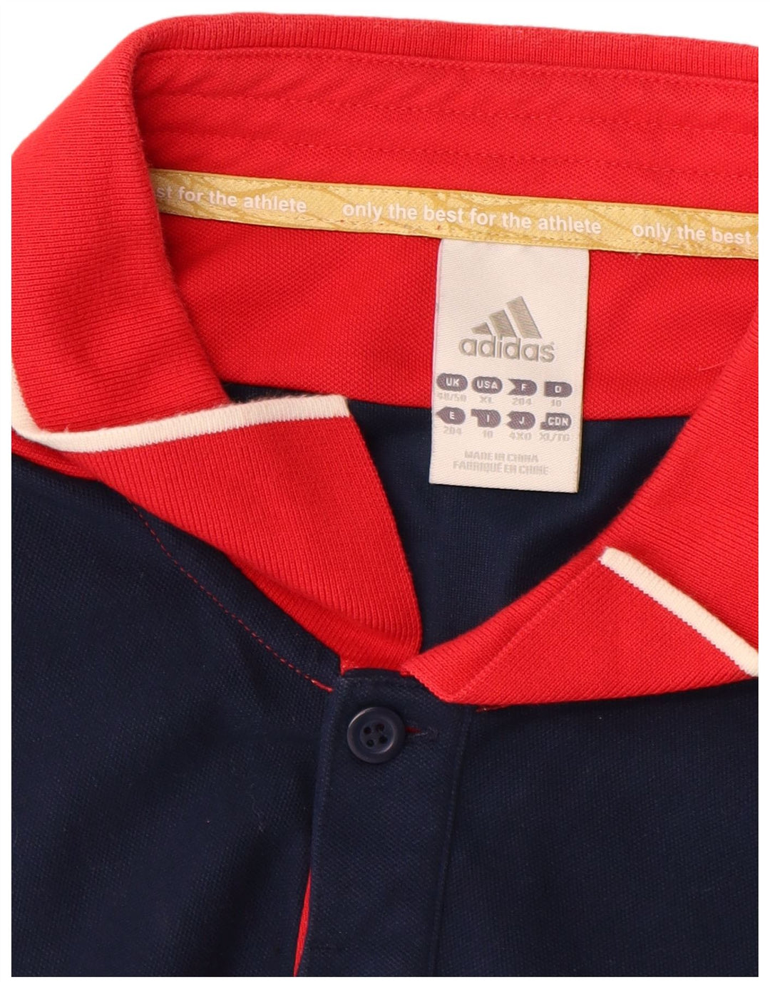 ADIDAS muška polo majica UK 48/50 XL tamnoplava pamuk u boji