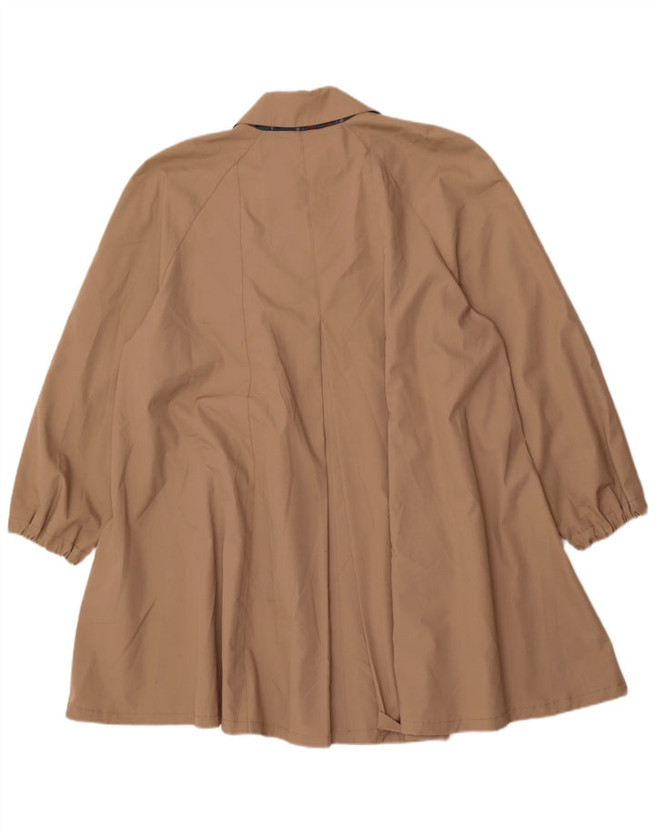 Vintage ženski preveliki baloner UK 18 XL bež poliester