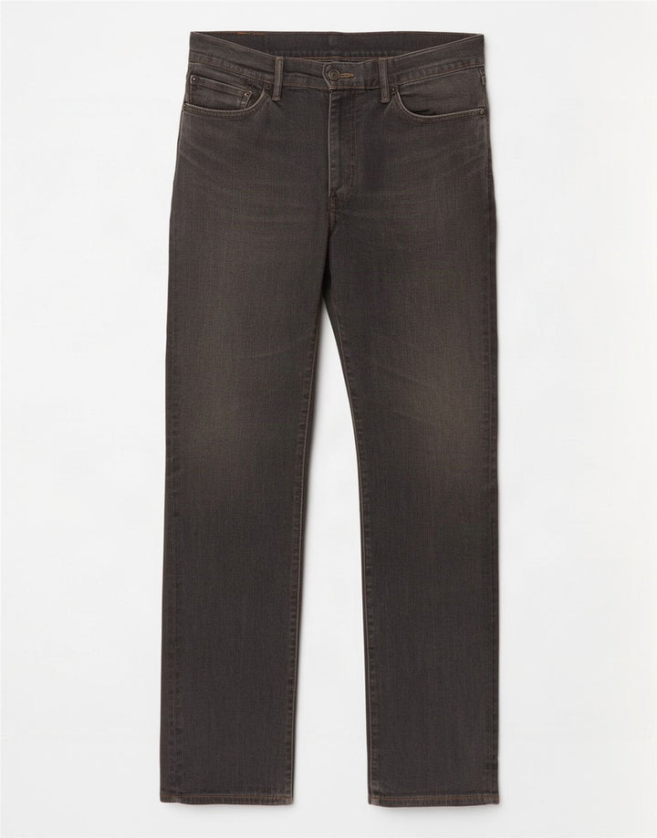 Levi's muške 504 ravne traperice W36 L34 sivi pamuk